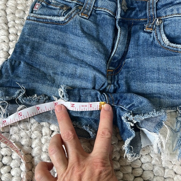 ADRIANO GOLDSCHMEID KIDS Ag-Ed Denim distressed Fray Short Denim Jean Shorts - Picture 6 of 6